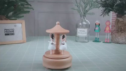 Boîte à Musique Bois Danseuse